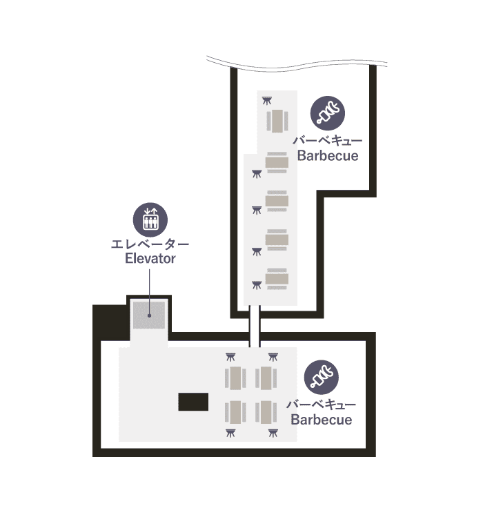 大阪の天然温泉・銭湯『ひなたの湯』フロアマップ